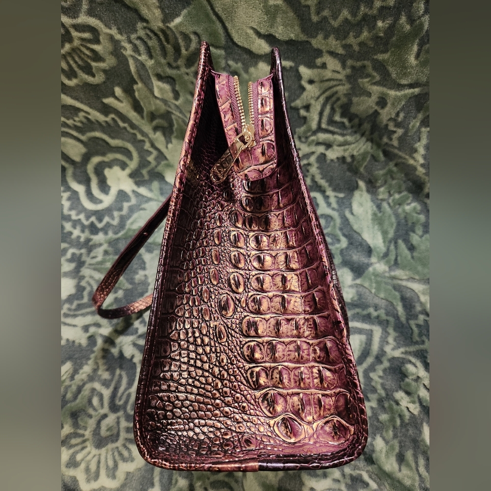 Brahmin Tia Fig Jam Melbourne Tote, NWOT - Picture 3 of 10